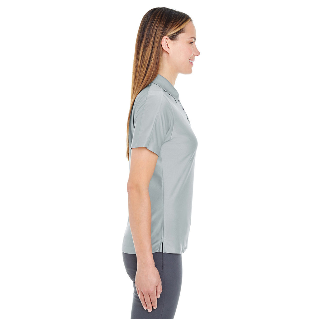 UltraClub Women's Grey Cool & Dry Elite Performance Polo