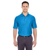 UltraClub Men's Pacific Blue Cool & Dry Elite Performance Polo