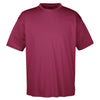 UltraClub Men's Maroon Cool & Dry Sport Performance Interlock T-Shirt