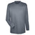 UltraClub Men's Charcoal Cool & Dry Sport Long-Sleeve Performance Interlock T-Shirt