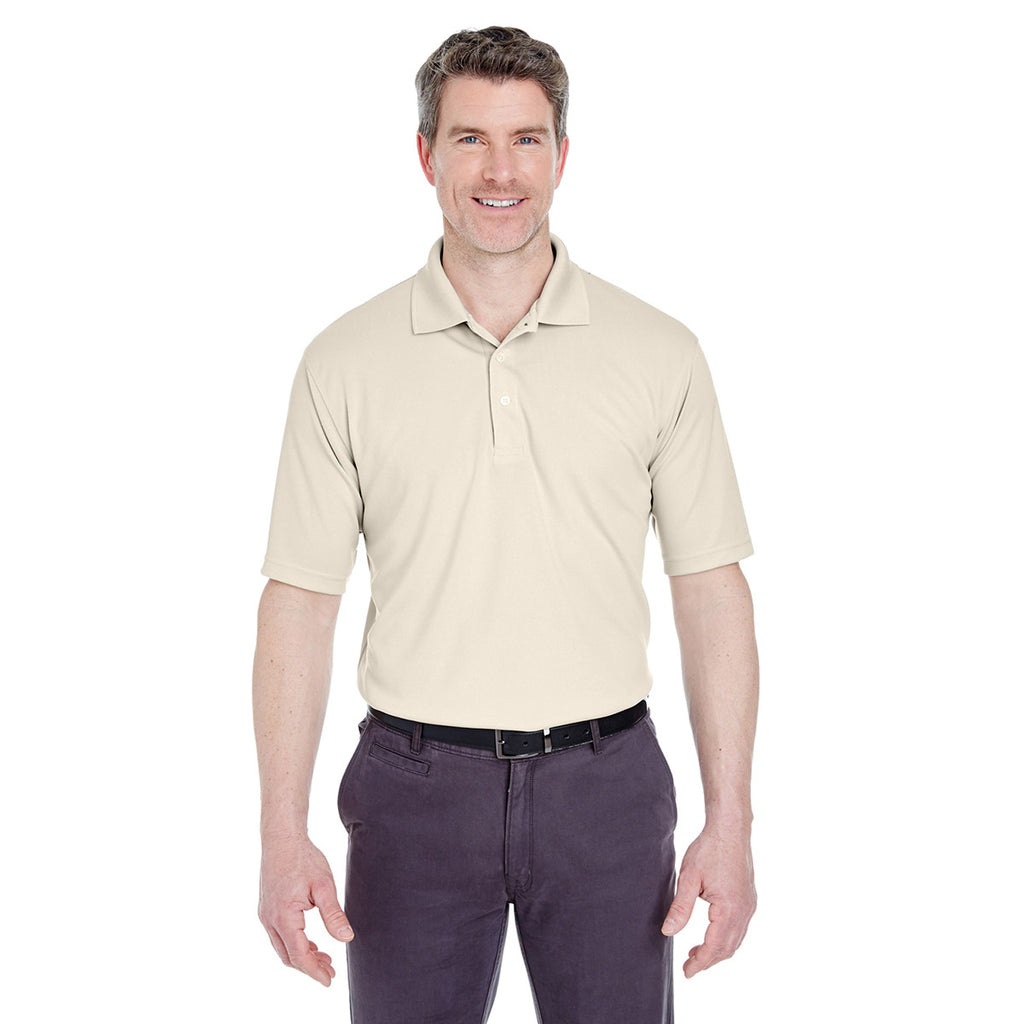 UltraClub Men's Stone Cool & Dry Stain-Release Performance Polo