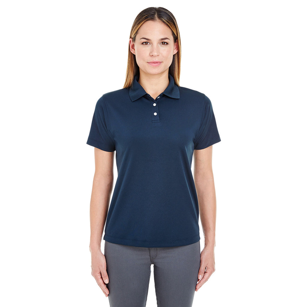 UltraClub Women's Navy Cool & Dry Stain-Release Performance Polo