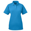 UltraClub Women's Pacific Blue Cool & Dry Stain-Release Performance Polo