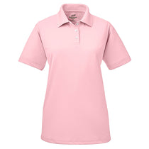 UltraClub Women's Pink Cool & Dry Stain-Release Performance Polo