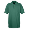 UltraClub Men's Forest Green Classic Pique Polo