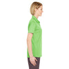 UltraClub Women's Light Green Cool & Dry 8 Star Elite Performance Interlock Polo