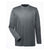 UltraClub Men's Charcoal Cool & Dry Performance Long-Sleeve Top