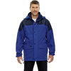 North End Men's Royal Cobalt 3-in-1 Two-Tone Parka