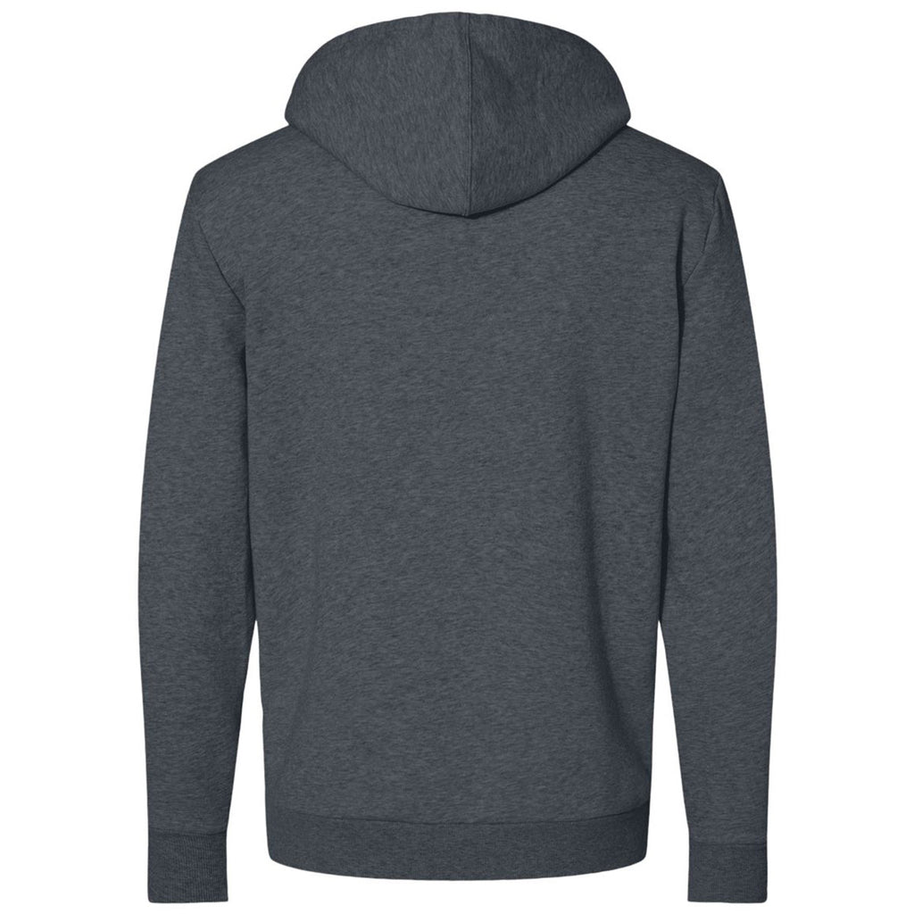 Alternative Apparel Men's Dark Heather Grey Eco-Cozy Fleece Zip Hoodie