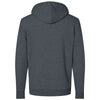 Alternative Apparel Men's Dark Heather Grey Eco-Cozy Fleece Zip Hoodie