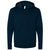 Alternative Apparel Men's Midnight Navy Eco-Cozy Fleece Zip Hoodie