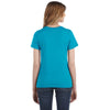 Gildan Women's Caribbean Blue Lightweight T-Shirt