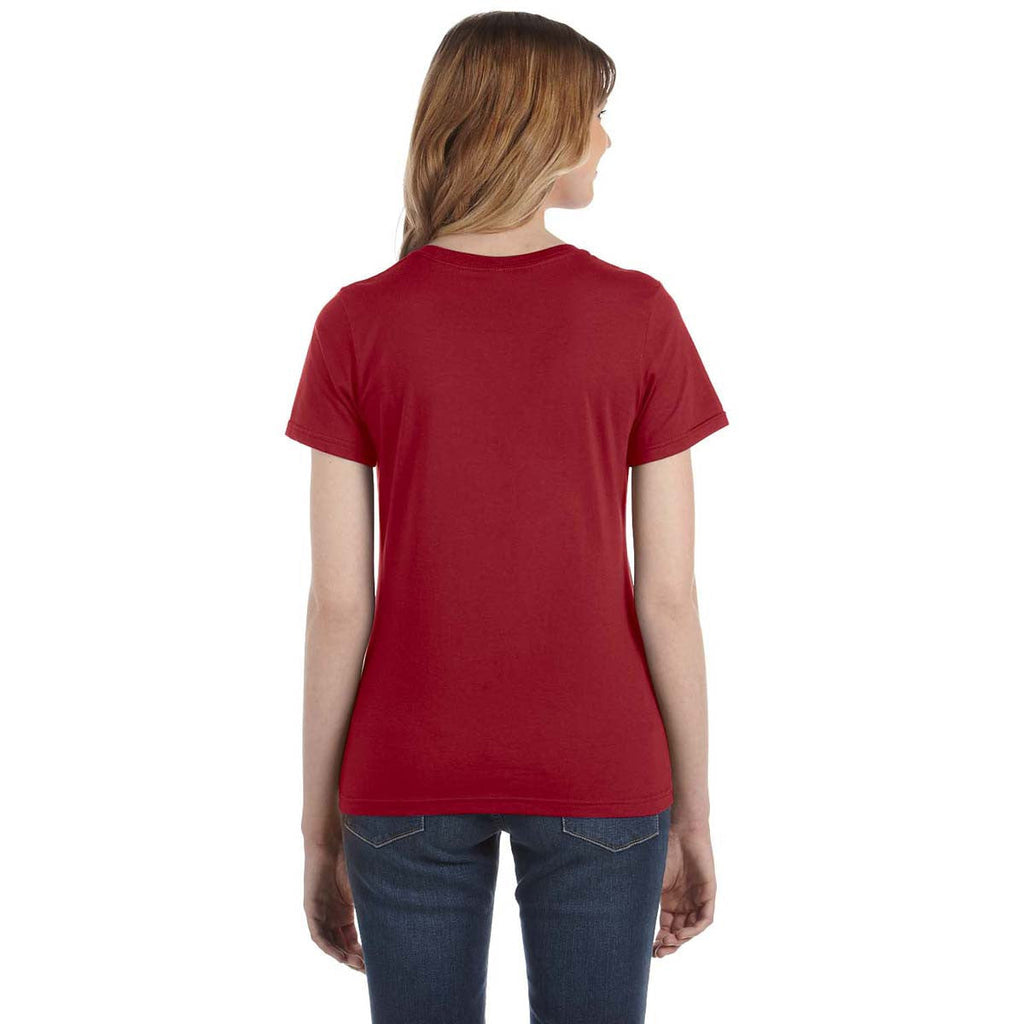 Gildan Women's Independence Red Lightweight T-Shirt