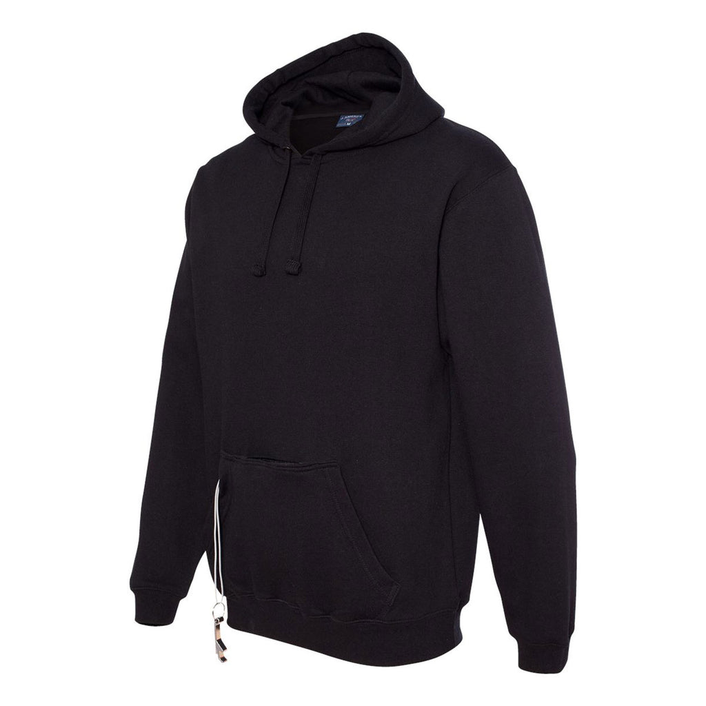 J. America Men's Black Tailgate Hooded Sweatshirt