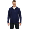 North End Men's Classic Navy Radar Half-Zip Performance Long-Sleeve Top