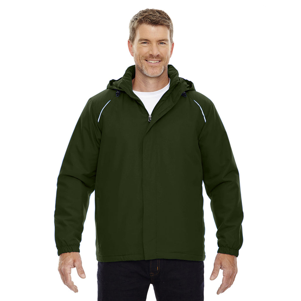 Core 365 Men's Forest Green Brisk Insulated Jacket