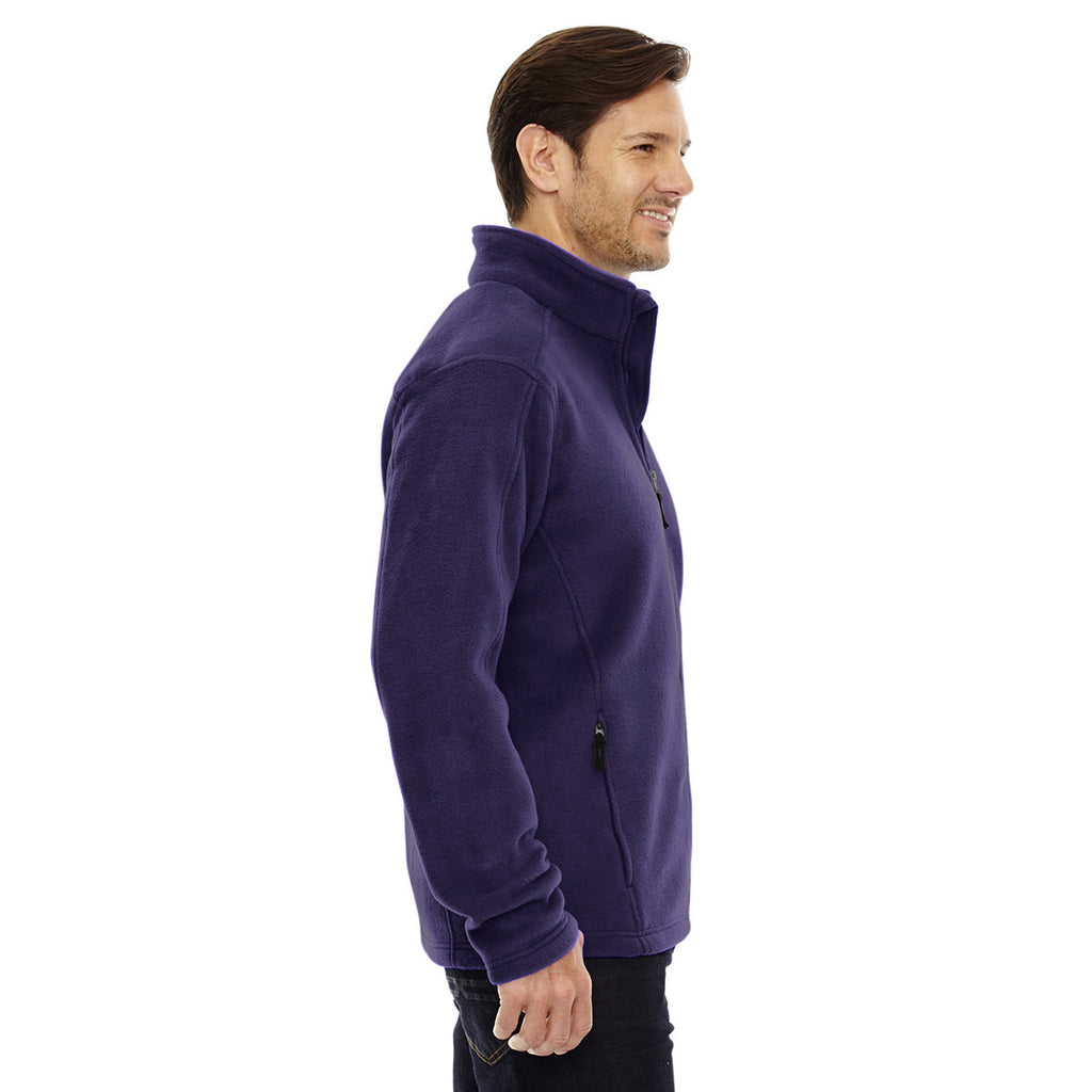 Core 365 Men's Campus Purple Journey Fleece Jacket