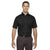 Core 365 Men's Black Tall Optimum Short-Sleeve Twill Shirt