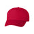 Valucap Red Five-Panel Twill Cap