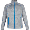 North End Men's Platinum Flux Melange Bonded Jacket