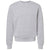 J. America Men's Grey Triblend Triblend Fleece Crewneck Sweatshirt