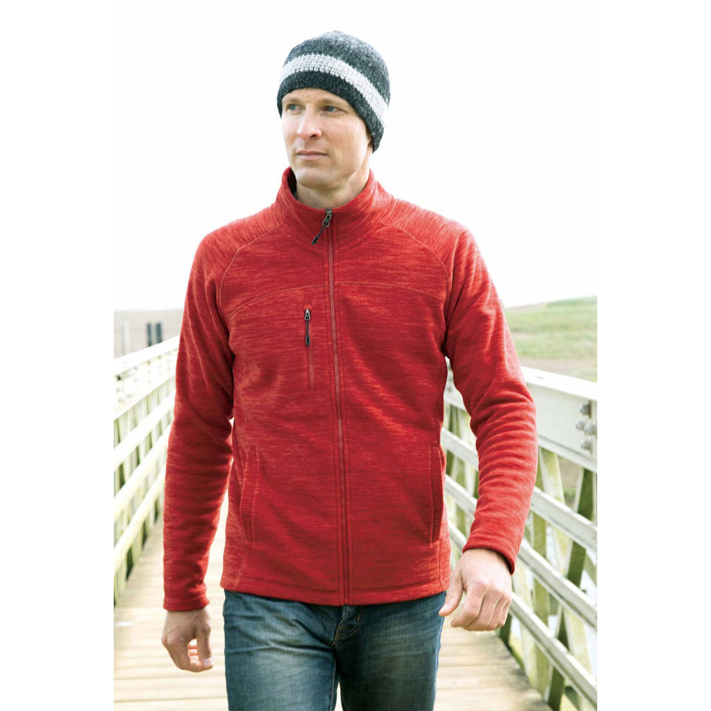 Landway Men's Chili Red Cascade Fleece Jacket