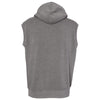 J. America Men's Smoke Triblend Triblend Sleeveless Hoodie