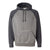 J. America Men's Smoke Heather/Charcoal Heather Vintage Heather Hooded Sweatshirt