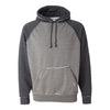 J. America Men's Smoke Heather/Charcoal Heather Vintage Heather Hooded Sweatshirt