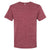 Jerzees Men's Maroon Snow Heather Jersey Crew T-Shirt