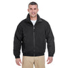 UltraClub Men's Black/Black Adventure All-Weather Jacket