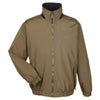 UltraClub Men's Khaki Brown/Black Adventure All-Weather Jacket