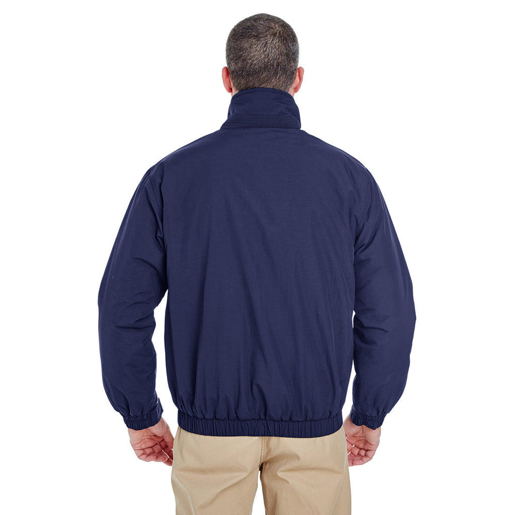 UltraClub Men's Navy/Charcoal Adventure All-Weather Jacket