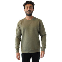 Next Level Unisex Heather Militry Green Pullover PCH Crewneck Sweatshirt