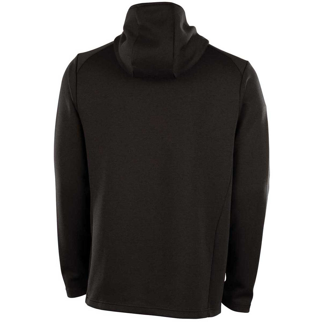 Charles River Unisex Black/Grey Seaport Quarter Zip Hoodie