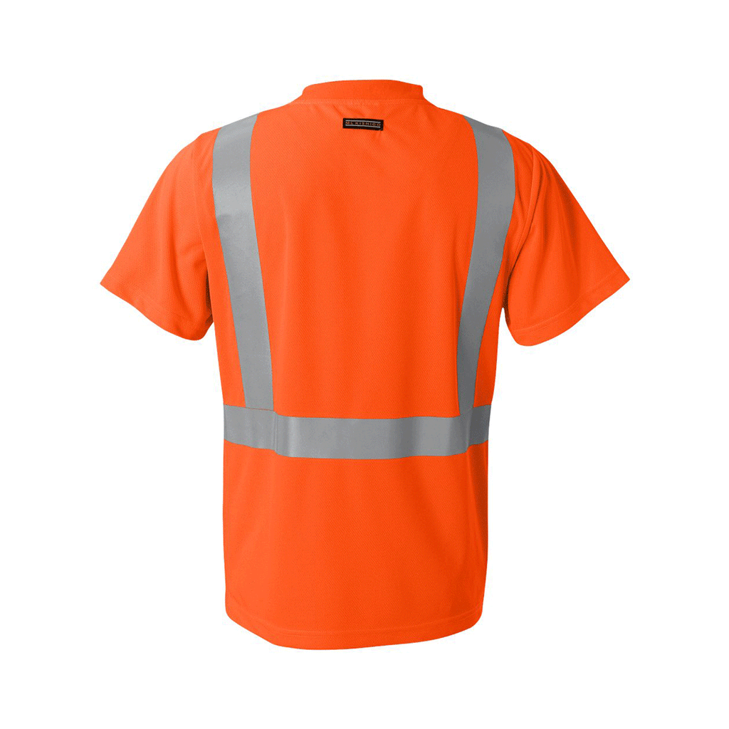 ML Kishigo Men's Orange High Performance Microfiber T-Shirt