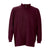 Vantage Men's Deep Maroon 1/4-Zip Flat-Back Rib Pullover