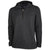 Charles River Men's Charcoal Heathered Fleece Quarter Zip Hoodie