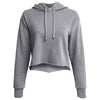 Next Level Women's Heather Grey Laguna Suede Hoodie