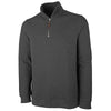 Charles River Men's Charcoal Hudson Quarter Zip Pullover