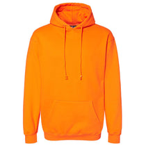 Bayside Men's Bright Orange USA-Made Hooded Sweatshirt