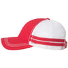 Sportsman Red/White Trucker Cap with Stripes