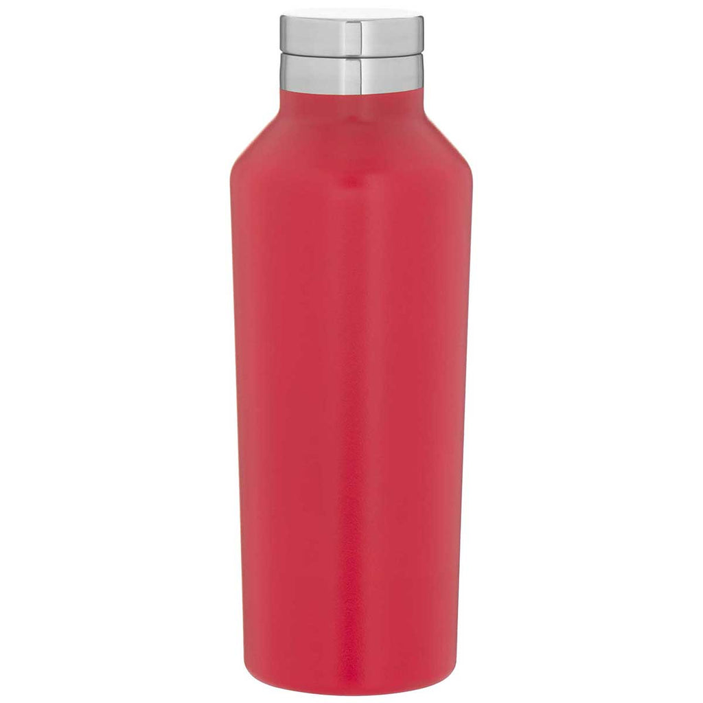 H2Go Matte Red 16.9 oz Manhattan Stainless Steel Bottle