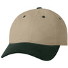 Sportsman Khaki/Forest Heavy Brushed Twill Cap