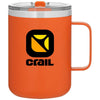 ETS Matte Orange Camper 16.9 oz Stainless Steel Thermal Mug