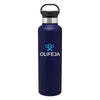 H2Go Matte Navy Stainless Steel Powder Bottle 25 oz