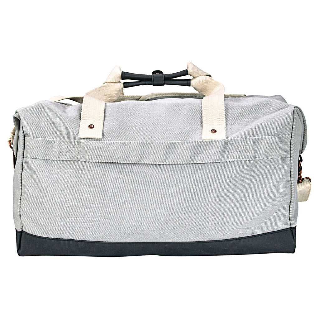 Cutter & Buck Grey 19" Cotton Weekender Duffel