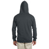 Jerzees Men's Black Heather 8 Oz. Nublend Fleece Full-Zip Hood