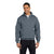 Jerzees Men's Charcoal Grey 8 Oz. Nublend Quarter-Zip Cadet Collar Sweatshirt