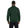 Jerzees Men's Forest Green 8 Oz. Nublend Quarter-Zip Cadet Collar Sweatshirt